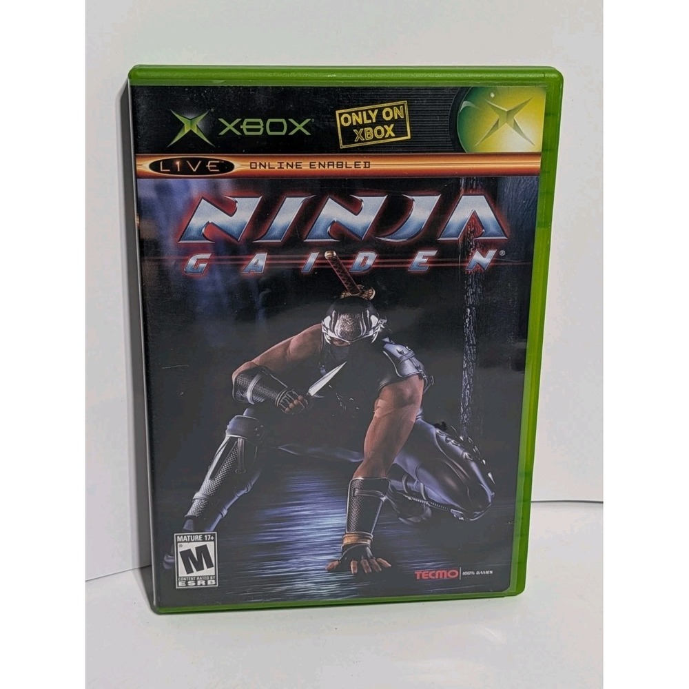 Ninja Gaiden Xbox Game CIB Black Label Original‎ 2004 Ryu Hayabusa